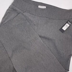 Fundamental Things Women's 20W Gray Grey  Charcoal Trousers Pants Straight Leg